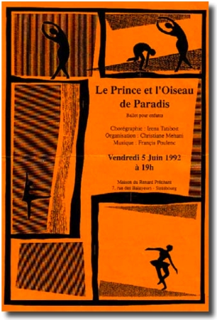 affiche le prince et l'oiseau de paradis